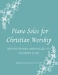 Piano Solos for Christian Worship piano sheet music cover